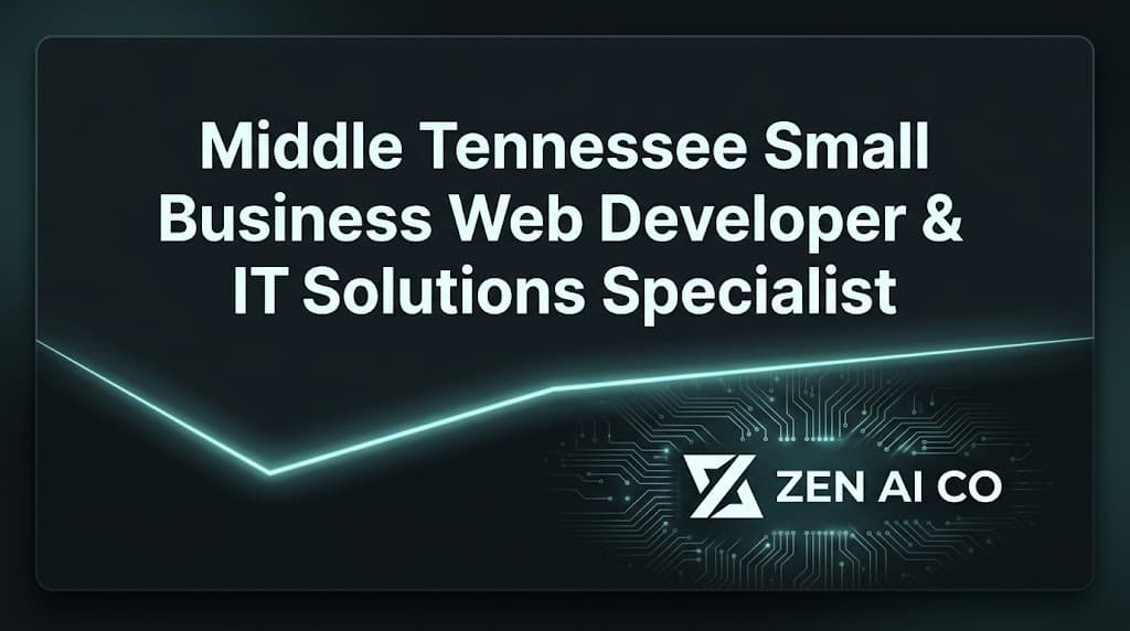 Middle Tennessee Small Business Web Developer & IT Solutions Specialist