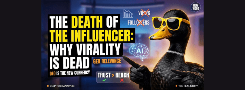 The Death of the Influencer: Why Virality Is Dead and GEO Is the New Currency